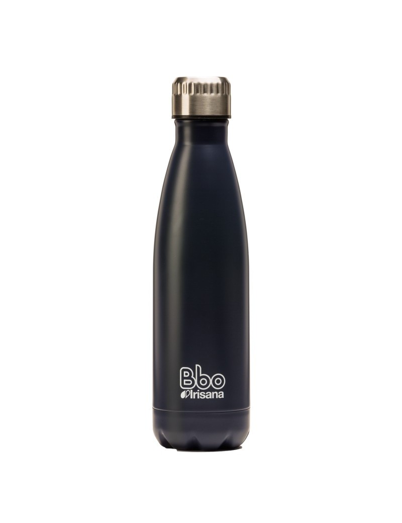 Botella termo con 350 ml de capacidad de color azul y 23 cm de alto. Termo  para bebidas con 350 ml de capacidad y 23 cm de alto.