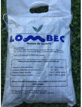 Humus de Lombriz Lombec saco de 4 kg. (6,6 litros)