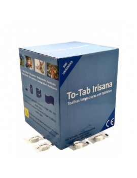 Fresanas To-tab rollo toallitas limpiadoras Irisanas 22x24 cm. caja de 500 unidades