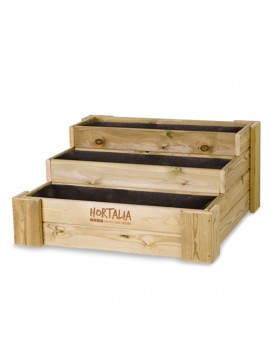Cajón de cultivo BOX STAIRS 80 - Capacidad 140L. Hortalia