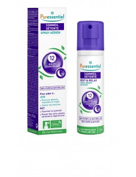 Spray sueño reparador 12 aceites esenciales PURESSENTIEL 75 ml